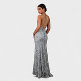 Sol - Robe longue avec paillettes