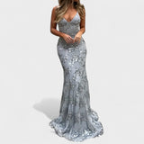 Sol - Robe longue avec paillettes