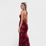 Sol - Robe longue avec paillettes
