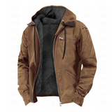 Isak | veste vintage chaude avec doublure en polaire et capuche