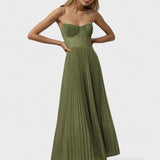 Melissa - Robe Midi Plissée