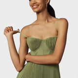 Melissa - Robe Midi Plissée