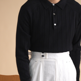 Jelle™ Polo Fins Tricoté Élégant pour Hommes