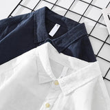 Chemise Casual Homme à Manches Longues Coupe Confort