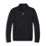Laurent de Vries | Pull Luxe pour Hommes à Col Montant et Fermeture Éclair