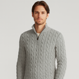Laurent de Vries | Pull Luxe pour Hommes à Col Montant et Fermeture Éclair