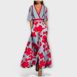 Isabela - Robe élégante avec motifs floraux