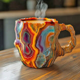 Tasses à Café avec Cristaux Minéraux Incorporés