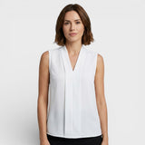 Joana - Blouse sans manches avec décolleté en V