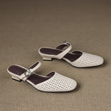 Nilda | Mules en Cuir Véritable
