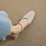 Nilda | Mules en Cuir Véritable