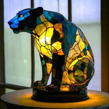Pantera - Lampe en Vitrail