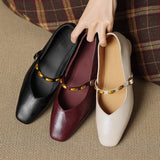 Zyra | Ballerines en Cuir Véritable