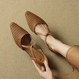 Dona | Talons en cuir véritable