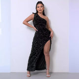 Lilia | Robe de Soirée Luxe à Une Épaule