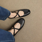 Zeor | Ballerines en Cuir Véritable