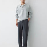 Sweatshirt™ avec col polo | Confortable & Élégant | Coupe Décontractée