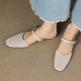 Nilda | Mules en Cuir Véritable