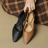 Dona | Talons en cuir véritable