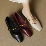 Zyra | Ballerines en Cuir Véritable