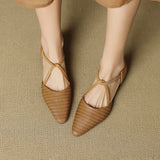 Dona | Talons en cuir véritable