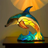 Viky - Lampe en Vitrail