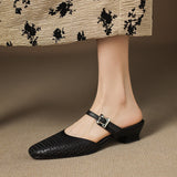 Nilda | Mules en Cuir Véritable
