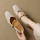 Zyra | Ballerines en Cuir Véritable