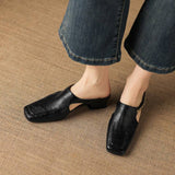Vyla | Mules en Cuir Véritable