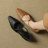 Dona | Talons en cuir véritable