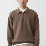 Sweatshirt™ avec col polo | Confortable & Élégant | Coupe Décontractée