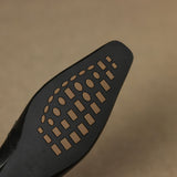 Ceyla | Chaussures plates Mary Jane à double bride avec perforations
