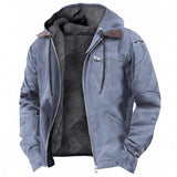 Isak | veste vintage chaude avec doublure en polaire et capuche