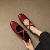 Zeor | Ballerines en Cuir Véritable