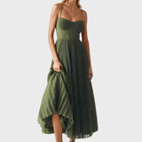 Melissa - Robe Midi Plissée