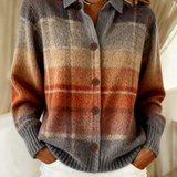 Endit | Cardigan Large Bicolore Automnal