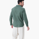 Kai | Chemise en Lin à Manches Longues Légère pour Hommes d'Été