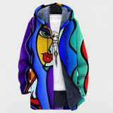 Riley | Manteau avec Art Coloré