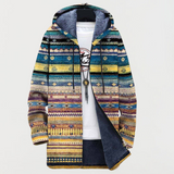 Wynn | Manteau à Motif Tribal Ondulé