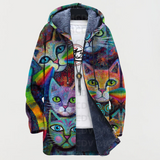 Finley | Sweatshirt Chat Arc-en-Ciel