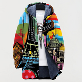 Jamie | Sweat à capuche avec motif urbain