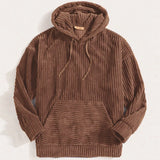 Koen™ Hoodie en Velours Côtelé pour Hommes