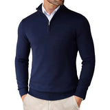 Caitlin™ Luxe Pull pour Hommes à Col Zippé