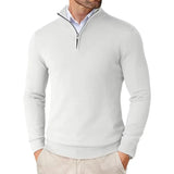 Caitlin™ Luxe Pull pour Hommes à Col Zippé