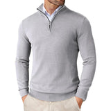 Caitlin™ Luxe Pull pour Hommes à Col Zippé