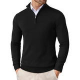 Caitlin™ Luxe Pull pour Hommes à Col Zippé