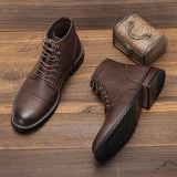 Felix™ Bottes en Cuir Classiques pour Hommes avec Semelle Antidérapante