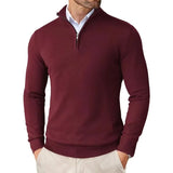 Caitlin™ Luxe Pull pour Hommes à Col Zippé