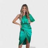 Cátia - Robe Brillante en Satin