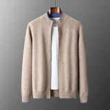 Gilet en Mélange de Cachemire de Luxe pour Hommes – Veste Douce, Chaude et Intemporelle